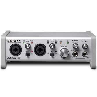 Audio Mikserpulti - Tascam SERIES 102i USB Audio/MIDI Interface with DSP Mixer - ātri pasūtīt no ražotāja