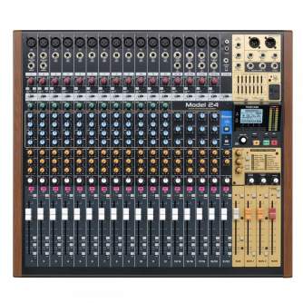 Audio Mikserpulti - Tascam Model 24 22-Channel Analogue Mixer With 24-Track Digital Recorder - ātri pasūtīt no ražotāja