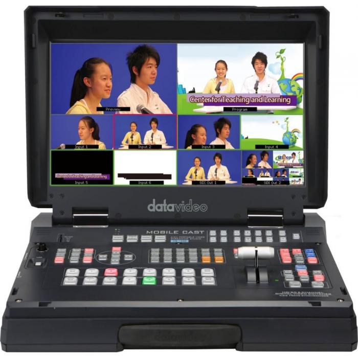 Video mixer - Datavideo HS-1300 6-Channel HD Portable Video Streaming Studio - quick order from manufacturer