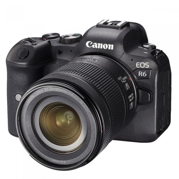 Bezspoguļa kameras - Canon EOS R6 + RF 24-105mm F4-7.1 IS STM - ātri pasūtīt no ražotāja