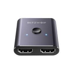 BlitzWolf BW-HDC2 Switch Box 2 x 1 4K HDMI (gray) - Video mixer