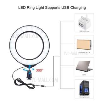 LED кольцевая лампа - Puluz Ring video light kit - купить сегодня в магазине и с доставкой