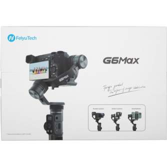 Video stabilizatori - FeiyuTech G6 MAX - perc šodien veikalā un ar piegādi