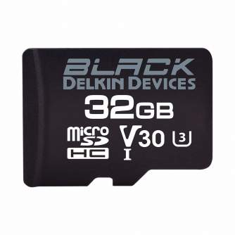 Карты памяти - DELKIN MICROSD BLACK RUGGED (V30) R90/W90 32GB DDMSDBLK32GB - купить сегодня в магазине и с доставкой
