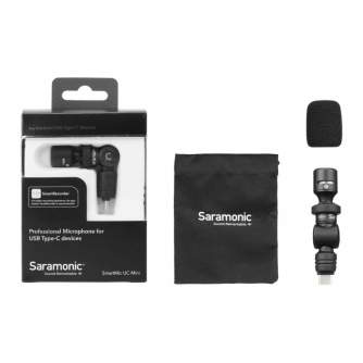 Microphones - SARAMONIC SMARTMIC UC mini, flexible microphone for USB TYPE-C Android & iPhone 15 & Laptops - quick order from manufacturer