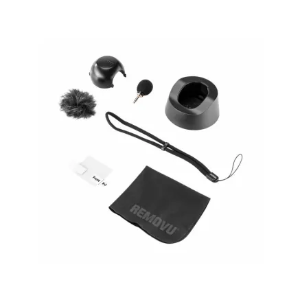 A set of accessories for the Removu K1 camera