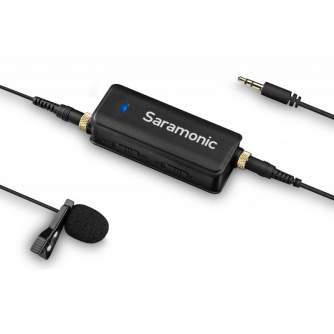 Mikrofoni - Saramonic LavMic audio adapter with a lavalier microphone - ātri pasūtīt no ražotāja