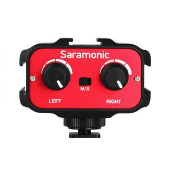 Audio Mixer - Saramonic audio adater 3.5mm AudioMixer 2-CH SR-AX100 - quick order from manufacturer