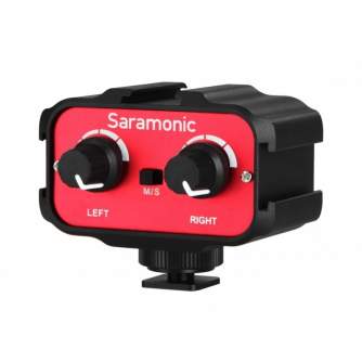 Audio Mikserpulti - SARAMONIC SR-AX100 2-CH 3.5mm Audio Mixer - ātri pasūtīt no ražotāja
