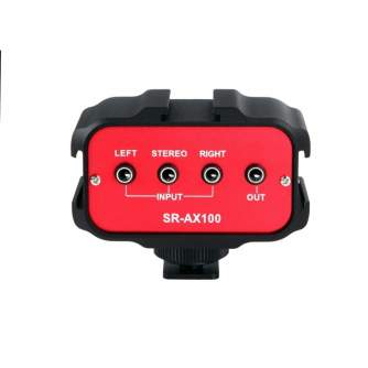 Audio Mixer - Saramonic audio adater 3.5mm AudioMixer 2-CH SR-AX100 - quick order from manufacturer