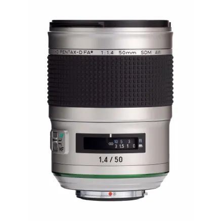 PENTAX HD D FA 50MM F1.4 SDM AW SILVER 23340