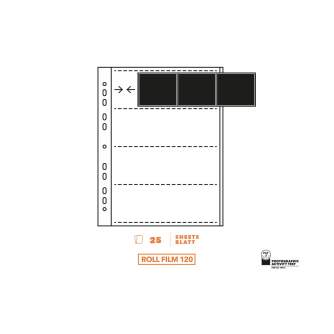 For Darkroom - MACO Glassine Negative Sleeves for medium format (6x6 / 6x7) | 25 sheets - quick order from manufacturer