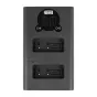 Kameras bateriju lādētāji - Newell DL-USB-C dual channel charger for LP-E17 - быстрый заказ от производителя