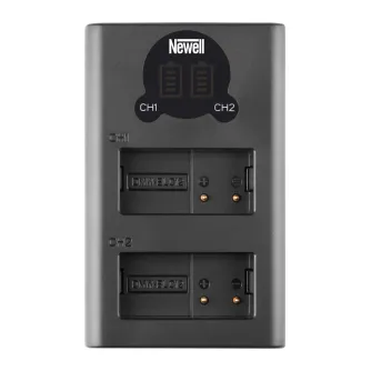 Chargers for Camera Batteries - Newell DL-USB-C dual channel charger for DMW-BLC12 - quick order from manufacturer