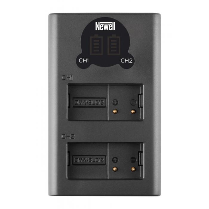 Kameru akumulatori - Newell DL-USB-C dual channel charger for DMW-BLC12 - ātri pasūtīt no ražotāja