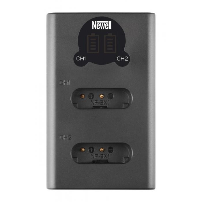 Kameru akumulatori - Newell DL-USB-C dual channel charger for NP-BX1 (NL2112) - ātri pasūtīt no ražotāja