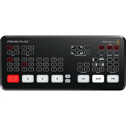 Blackmagic ATEM Mini Pro ISO Switcher (BM-SWATEMMINIBPRISO)