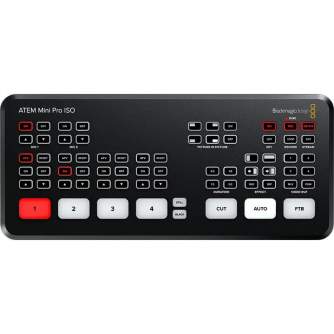 Streaming, Podcast, Broadcast - Blackmagic ATEM Mini Pro ISO Switcher (BMD-SWATEMMINIBPRISO) - quick order from manufacturer