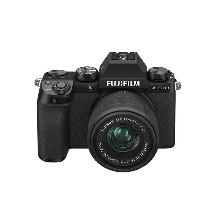 Bezspoguļa kameras - Fujifilm X-S10 XC15-45 mirrorless 26MP X-Trans BSI-CMOS IBIS black - perc šodien veikalā un ar piegādi