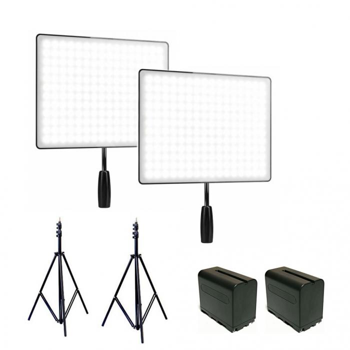 Video lights - Yongnuo 2x LED Light YN-600 Air kit bi-color (3200 K - 5500 K) rent