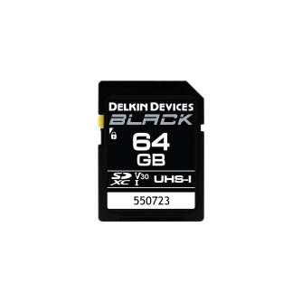Карты памяти - DELKIN SD BLACK RUGGED UHS-II (V30) R90/W90 64GB DDSDBLK-64GB - быстрый заказ от производителя