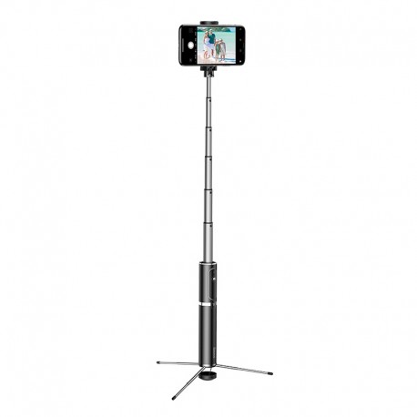 Selfiju statīvs Selfie Stick - Baseus Fully Folding Selfie Stick (Black+Silver) - perc šodien veikalā un ar piegādi