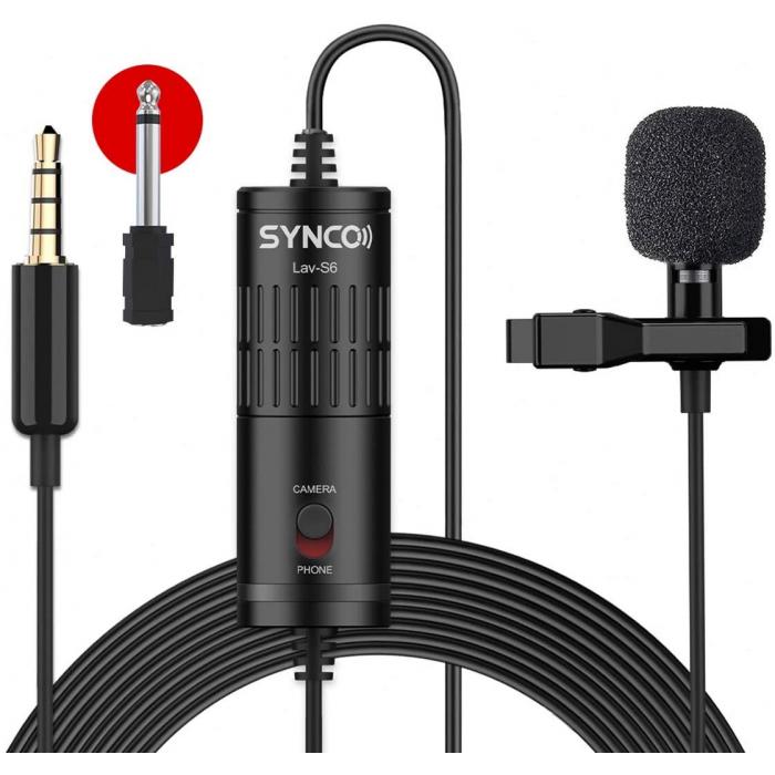 Microphones - Synco LAV-S6 Lavalier microphone - quick order from manufacturer