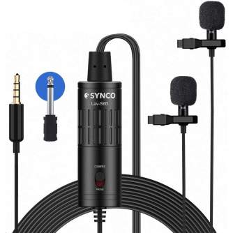 Микрофоны - Synco LAV-S6D Double Lavalier microphone - быстрый заказ от производителя