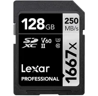 Карты памяти - LEXAR PROFESSIONAL SDHC / SDXC 1667X UHS-II 128GB - купить сегодня в магазине Master Foto и с доставкой Лучший выбор профессионаловКарты памяти - LEXAR PROFESSIONAL SDHC / SDXC 1667X UHS-II 128GB - купить сегодня в магазине Master Foto и с доставкой Лучший выбор профессионалов