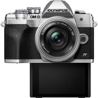 Mirrorless Cameras - Olympus OM-D E-M10 Mark IV silver 14-42 KIT - quick order from manufacturer