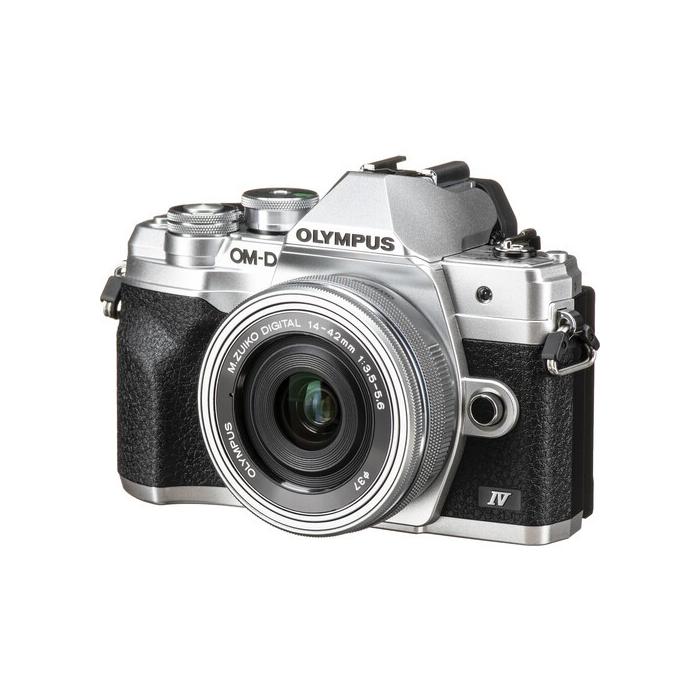 Беззеркальные камеры - Olympus OM-D E-M10 Mark IV silver 14-42 KIT - быстрый заказ от производителя