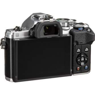 Bezspoguļa kameras - Olympus OM-D E-M10 Mark IV silver 14-42 KIT - ātri pasūtīt no ražotāja