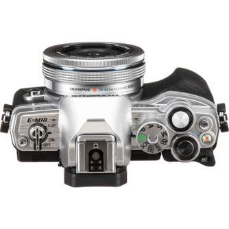 Mirrorless Cameras - Olympus OM-D E-M10 Mark IV silver 14-42 KIT - quick order from manufacturer