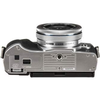 Bezspoguļa kameras - Olympus OM-D E-M10 Mark IV silver 14-42 KIT - ātri pasūtīt no ražotāja