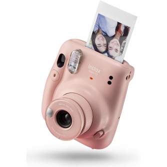 Фотоаппараты моментальной печати - Fujifilm Instax Mini 11, blush pink + пленка - купить сегодня в магазине и с доставкой
