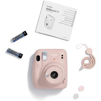 Discontinued - Fujifilm Instax Mini 11 Blush Pink FUJIFILM Instax Mini Film Glossy Color 10