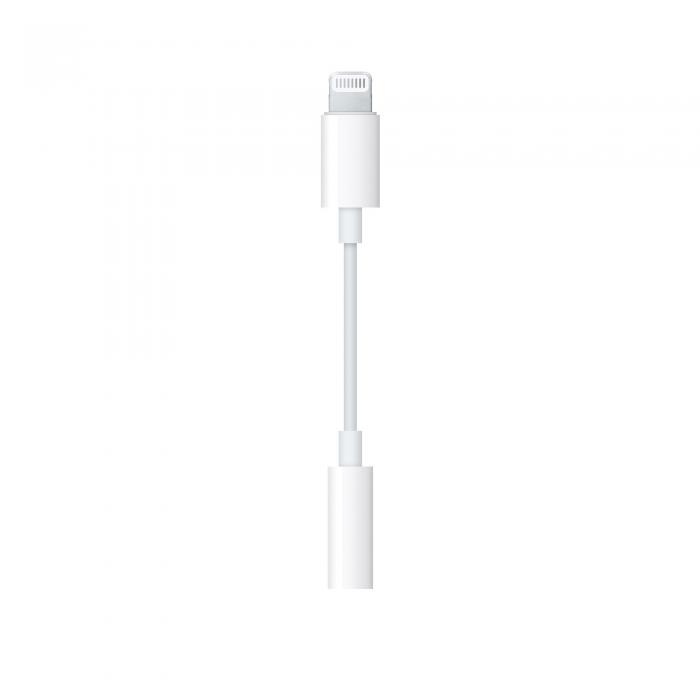 Audio cables, adapters - Apple adapter Lightning - 3.5mm Headphone Jack - buy today in store and with delivery