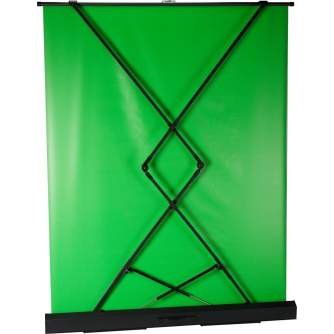 Комплект фона с держателями - Bresser Rollup Screen Chromakey Green 150x200cm - быстрый заказ от производителя