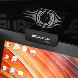 Videokameras - Canyon webcam 2K Quad HD CNS-CWC6N - ātri pasūtīt no ražotāja