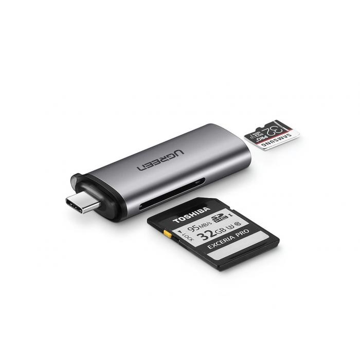 Больше не производится - Card Reader with USB-A / USB-C (SD card + micro SD)