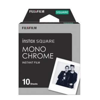 Instantkameru filmiņas - FUJIFILM Monochrome film instax SQUARE (10PK) - perc šodien veikalā un ar piegādi