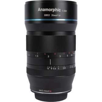 Объективы - SIRUI ANAMORPHIC LENS 1,33X 35MM 1,8 MFT SR-35M - купить сегодня в магазине и с доставкой