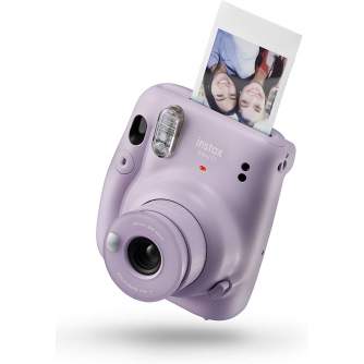 Momentfoto kameras - Instant camera instax mini 11 Lilac Purple instant camera+instax mini glossy (10pl) - perc šodien veikalā un ar piegādi