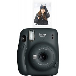 Instant Cameras - Fujifilm Instax Mini 11 (Charcoal Gray) + FUJIFILM Instax Mini Film (Glossy) (Color) 10 - buy today in store and with delivery