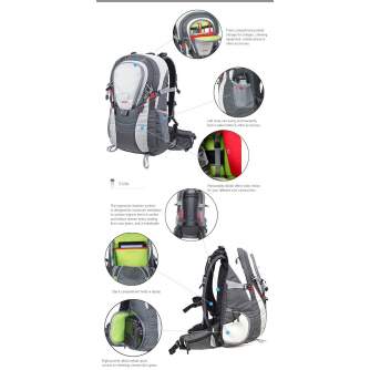 Backpacks - Benro Hummer 200, zaļa mugursoma - buy today in store and with delivery