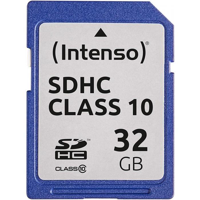Карты памяти - Intenso Memory card SDHC 32GB C10 - купить сегодня в магазине и с доставкой