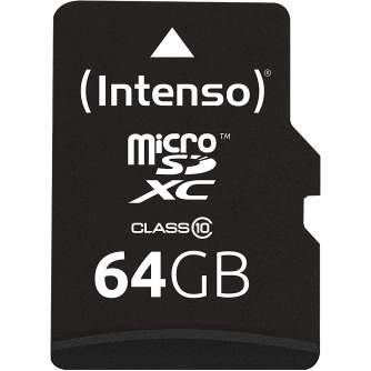 Карты памяти - Intenso Memory card micro SDXC 64GB C10 - быстрый заказ от производителя