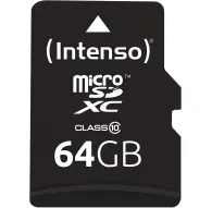 Memory Cards - Intenso Memory card micro SDXC 64GB C10 - quick order from manufacturerMemory Cards - Intenso Memory card micro SDXC 64GB C10 - quick order from manufacturer