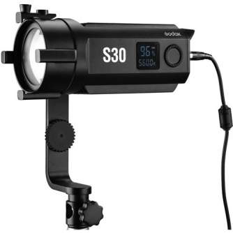 LED Fresnel Prožektori - Godox Focusing LED Fresnel Light S30-Daylight - ātri pasūtīt no ražotāja