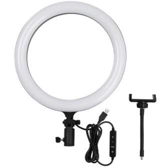 Ring Light - Godox LR120 LED dimmable bi-color ring light - 30cm / 3000K-6000K / RGB / 0-100% - buy today in store and with delivery